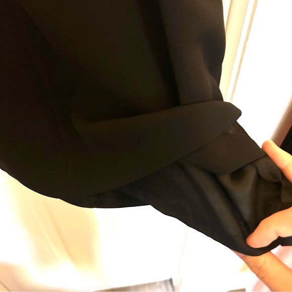 Ann Taylor Little black sequin strapless dress with coordinating sequin cardigan - Picture 5 of 7